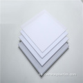 Panel de policarbonato de hoja difusora de luz blanca cremosa